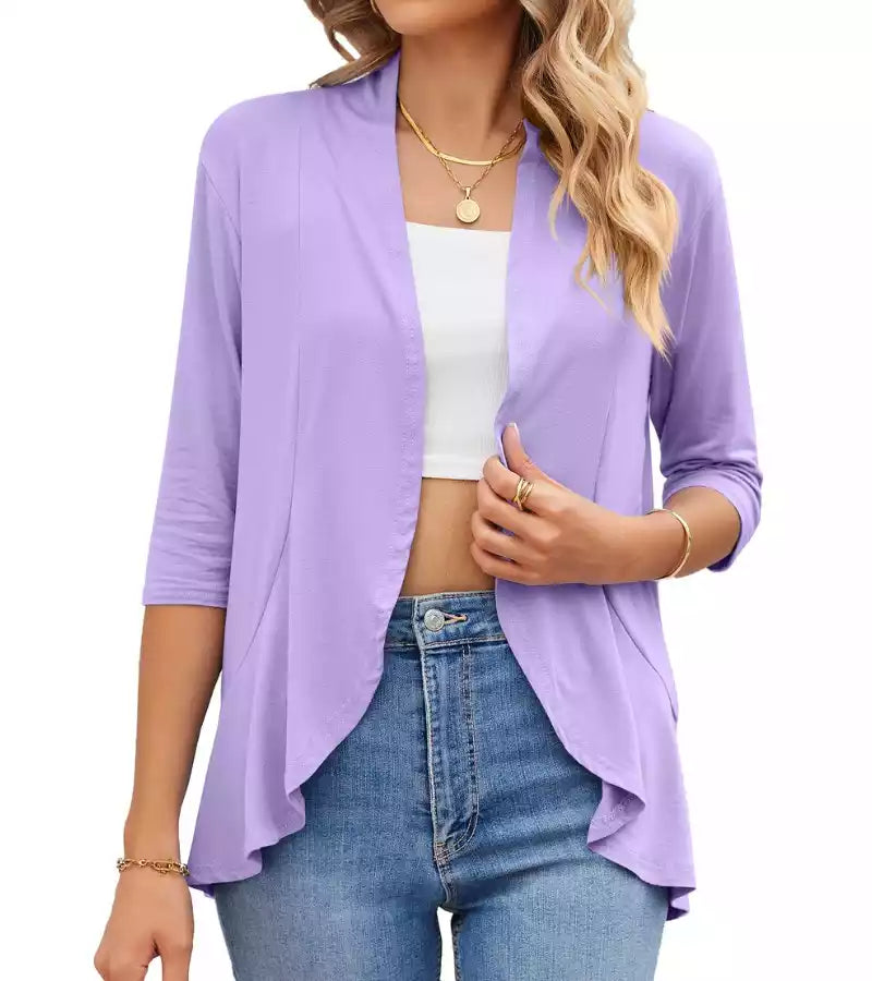Barbara | Cardigan Leggero Aperto e Chic