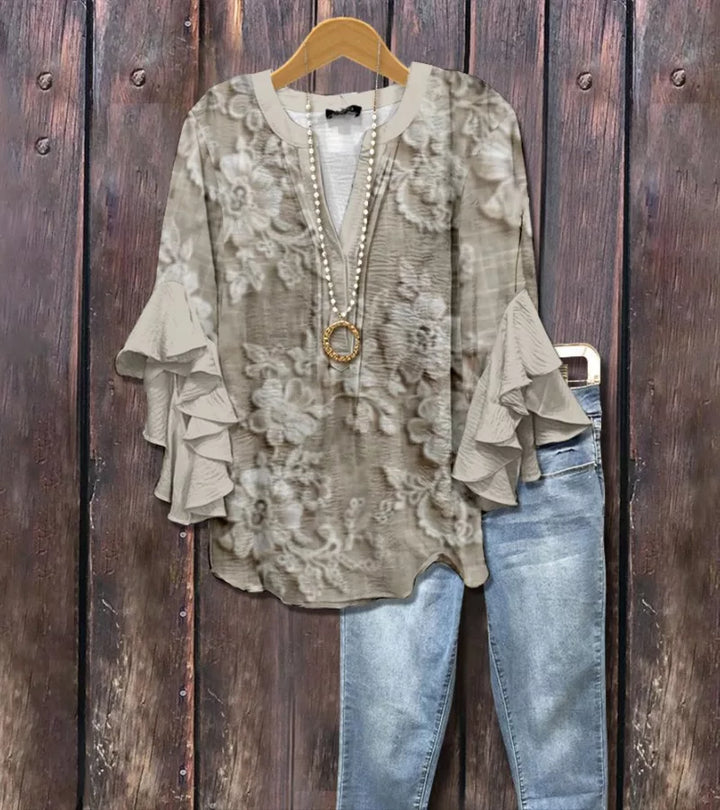 Luisa | Blusa Floreale Vintage