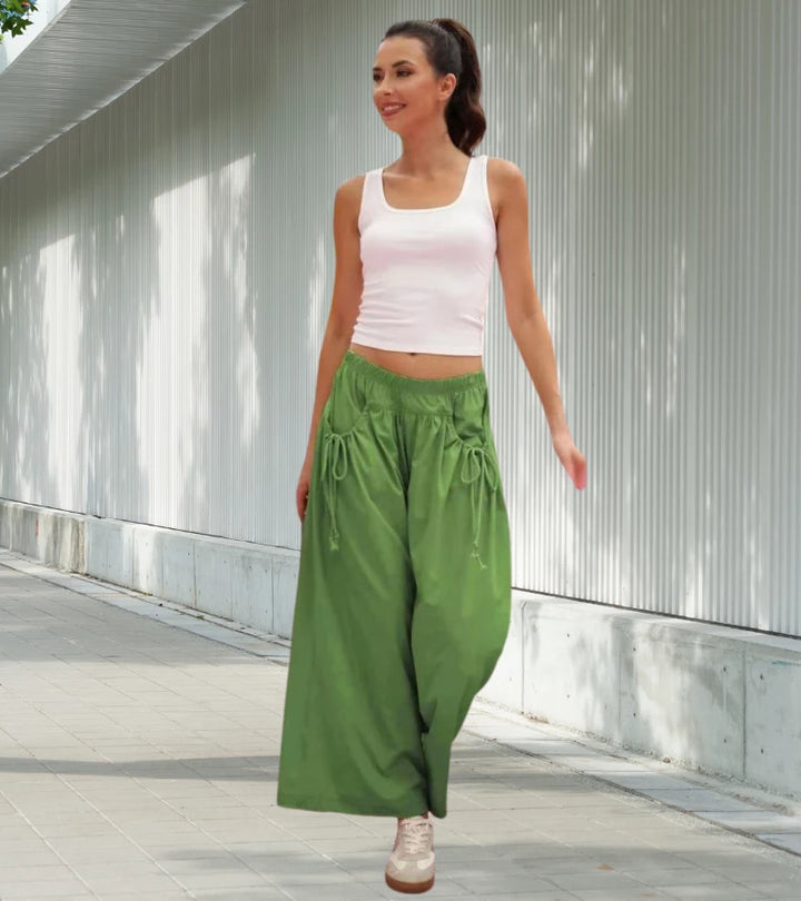 OLIVIA | PANTALONE ESTIVO LARGO