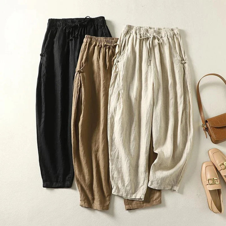 Sofi | Pantaloni ampi in cotone – eleganza e comfort assoluto