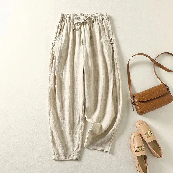 Sofi | Pantaloni ampi in cotone – eleganza e comfort assoluto