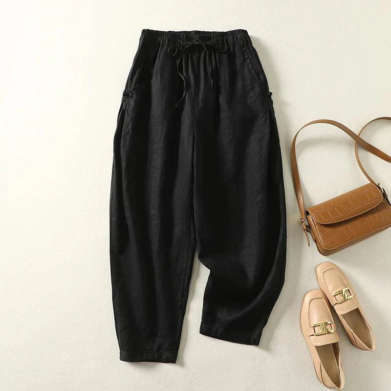 Sofi | Pantaloni ampi in cotone – eleganza e comfort assoluto
