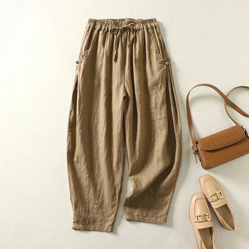 Sofi | Pantaloni ampi in cotone – eleganza e comfort assoluto