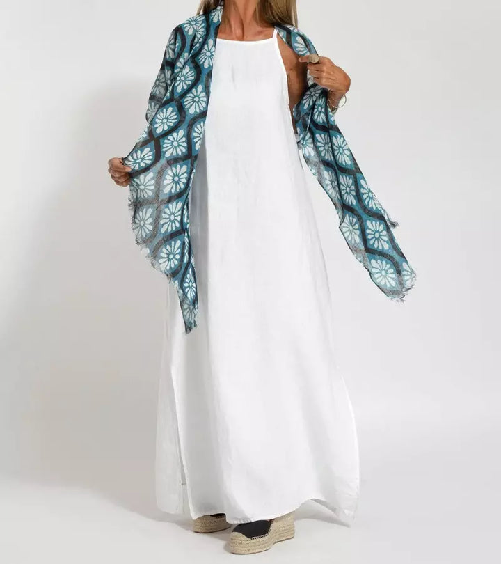 Maxi | Vestito Lungo in Cotone, Fresco e Raffinato