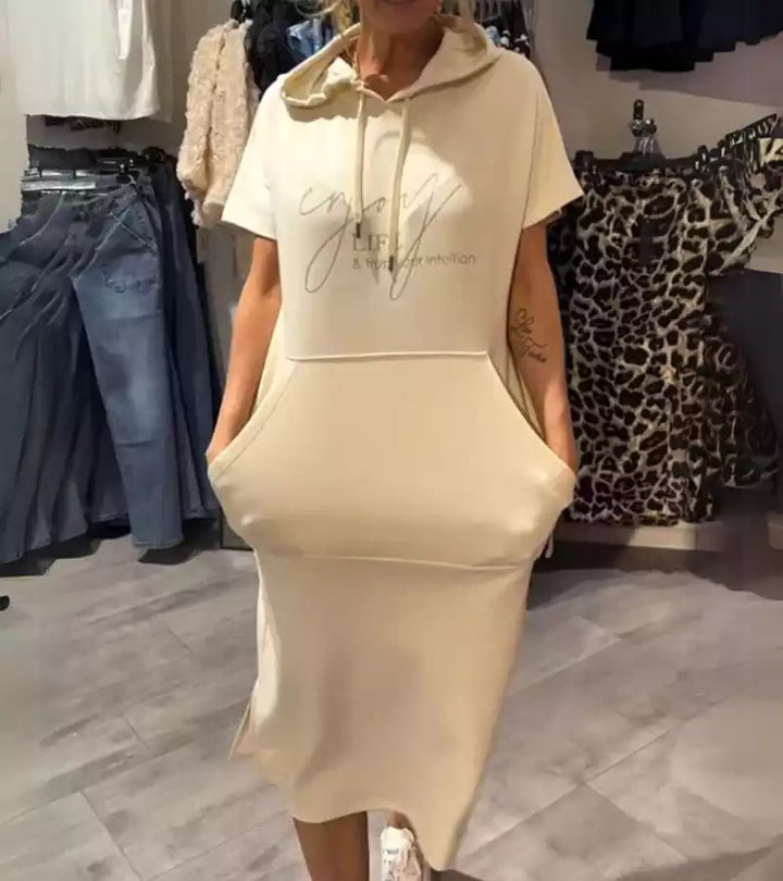 SOLIDA | Vestito Felpa Oversize