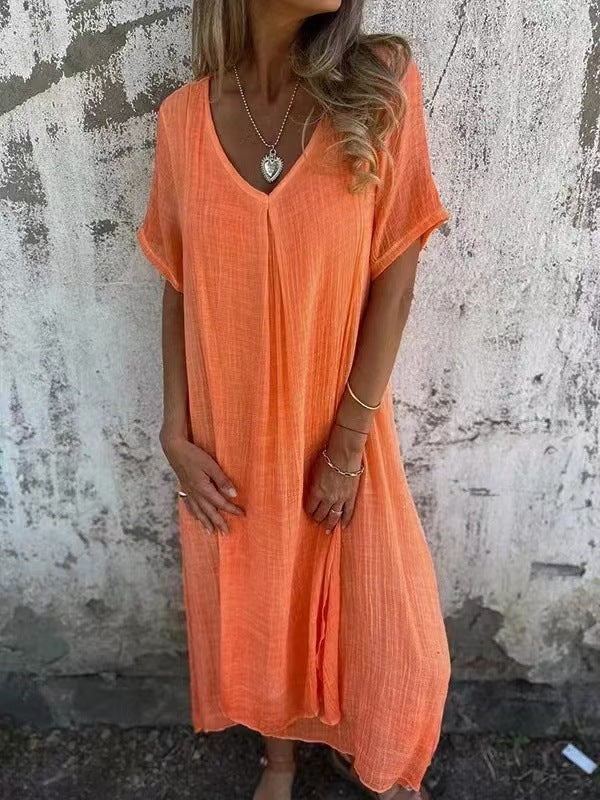 Cotton and Linen Dress