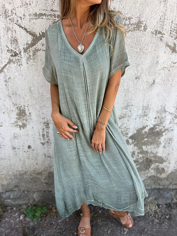Cotton and Linen Dress