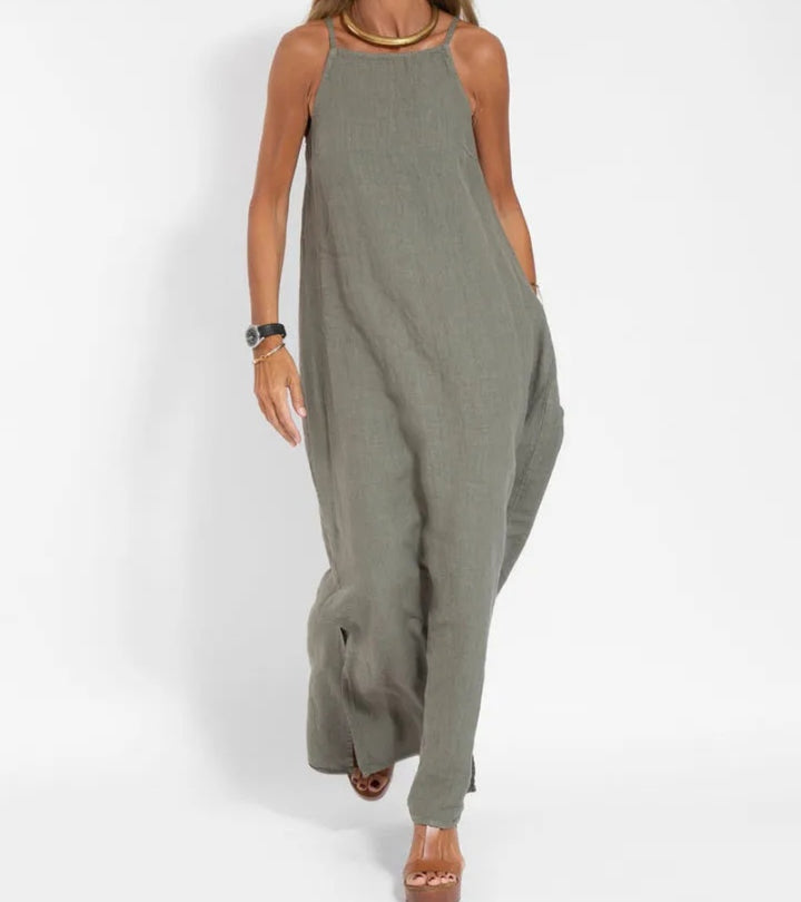 Maxi | Vestito Lungo in Cotone, Fresco e Raffinato