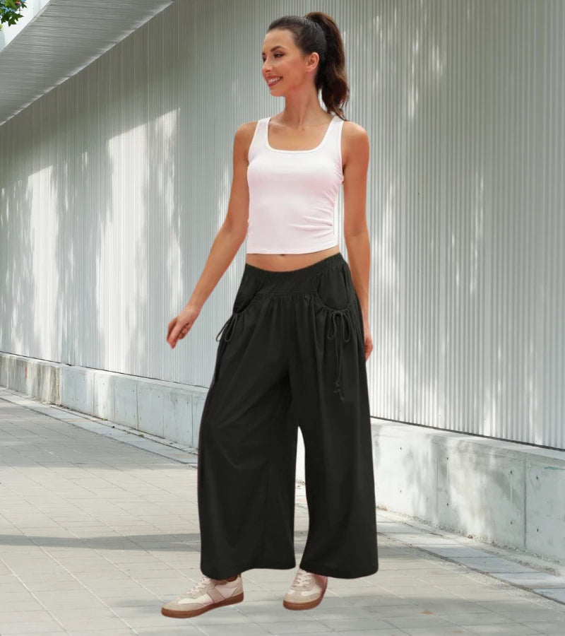 OLIVIA | PANTALONE ESTIVO LARGO
