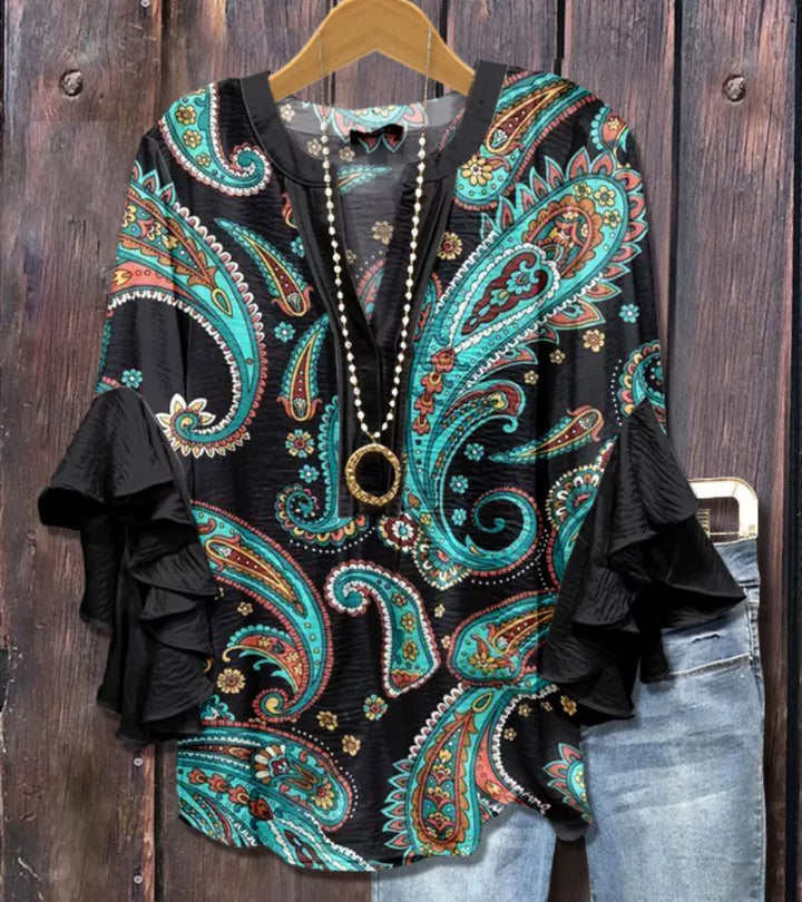 Luisa | Blusa Floreale Vintage