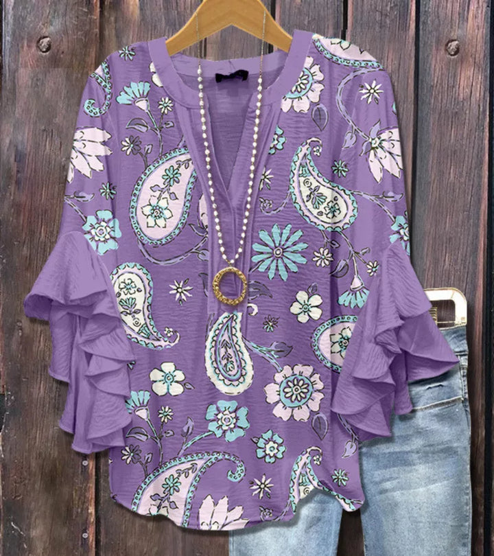 Luisa | Blusa Floreale Vintage