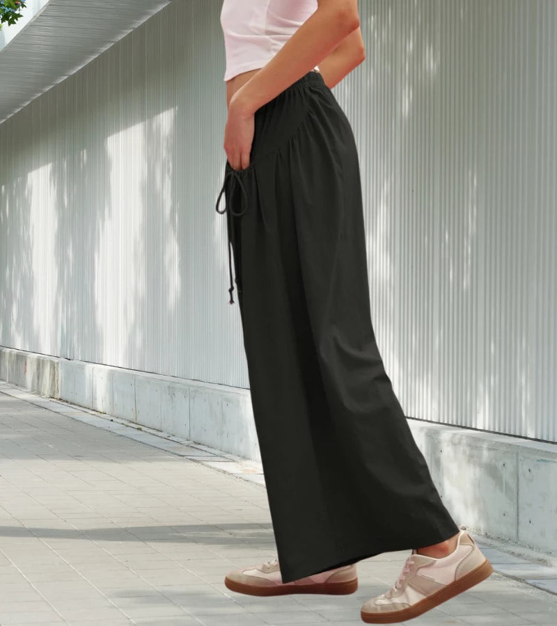 OLIVIA | PANTALONE ESTIVO LARGO