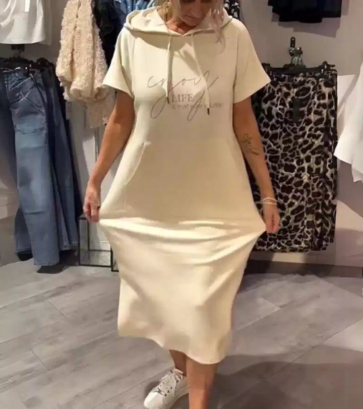 SOLIDA | Vestito Felpa Oversize