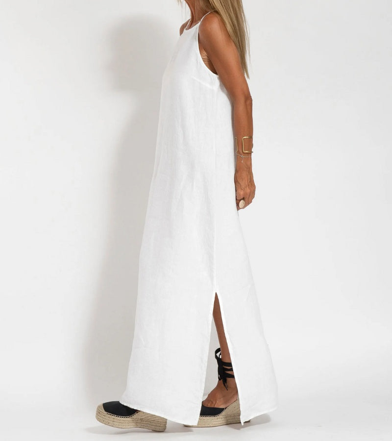 Maxi | Vestito Lungo in Cotone, Fresco e Raffinato