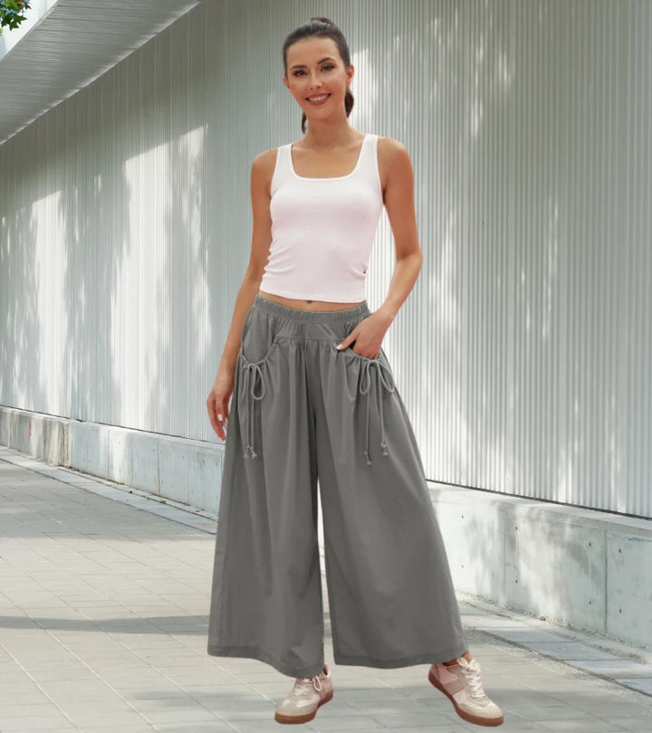 OLIVIA | PANTALONE ESTIVO LARGO