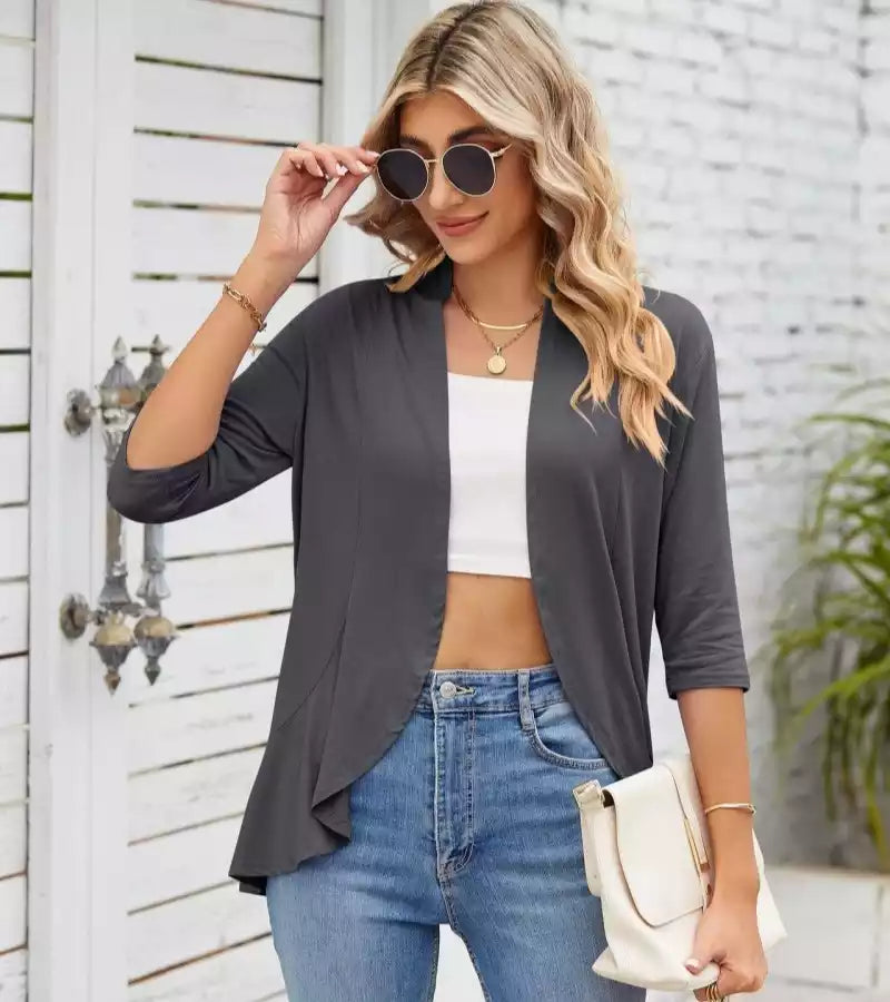Barbara | Cardigan Leggero Aperto e Chic