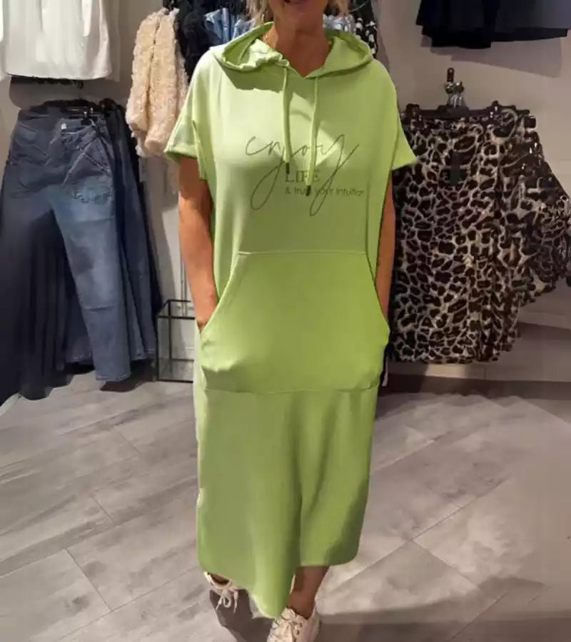 SOLIDA | Vestito Felpa Oversize