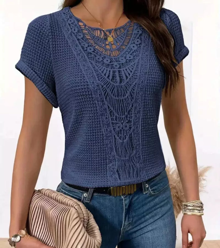 Paola | Maglietta In Pizzo Chic