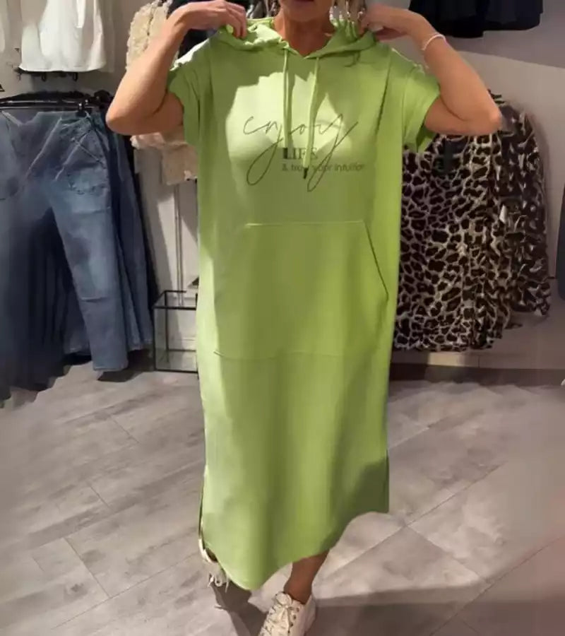 SOLIDA | Vestito Felpa Oversize