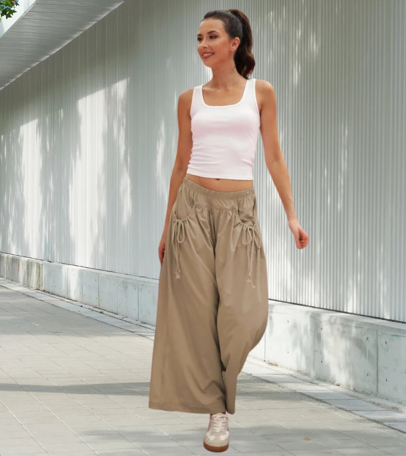 OLIVIA | PANTALONE ESTIVO LARGO
