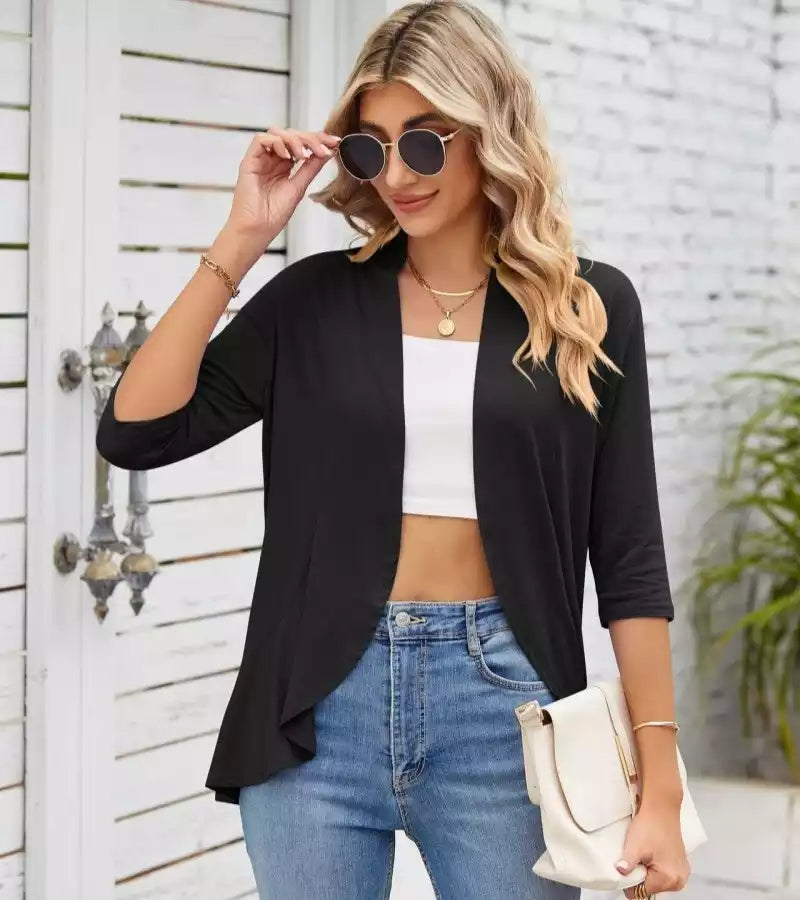 Barbara | Cardigan Leggero Aperto e Chic