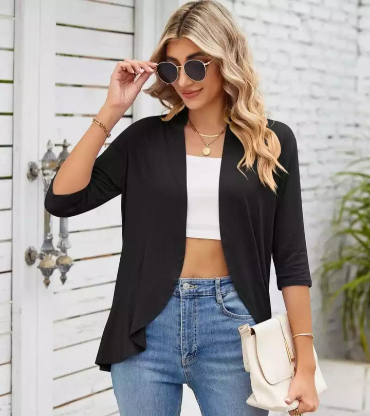 Barbara | Cardigan Leggero Aperto e Chic