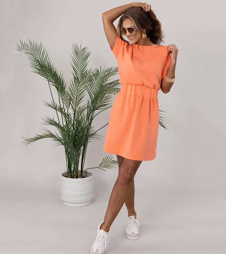Ida | Vestito T-shirt arricciato AirEssentials