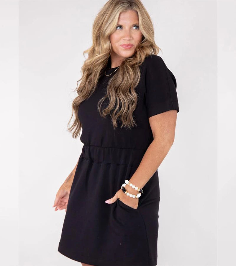 Ida | Vestito T-shirt arricciato AirEssentials