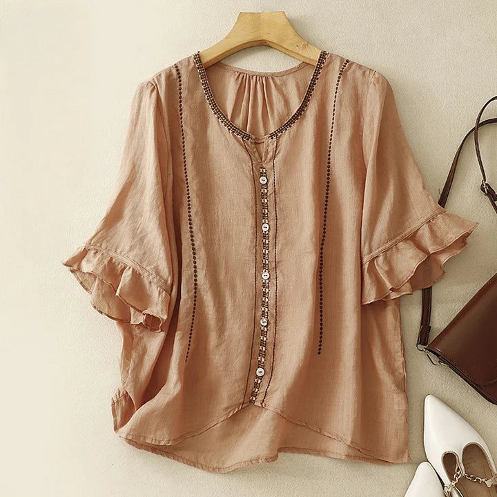 Enrica | Camicia Vintage Ricamata