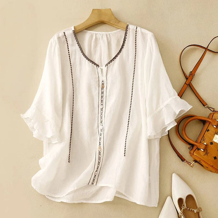 Enrica | Camicia Vintage Ricamata