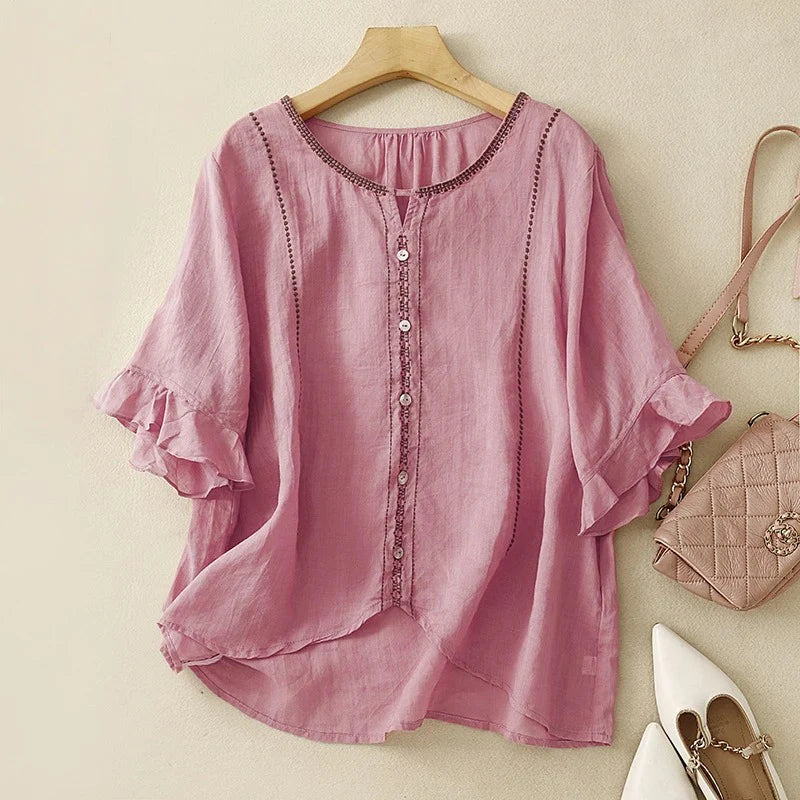 Enrica | Camicia Vintage Ricamata