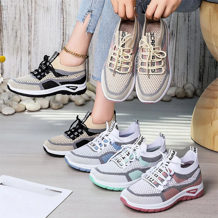 Selina | Scarpe traspiranti con lacci – Ideali per camminare e correre