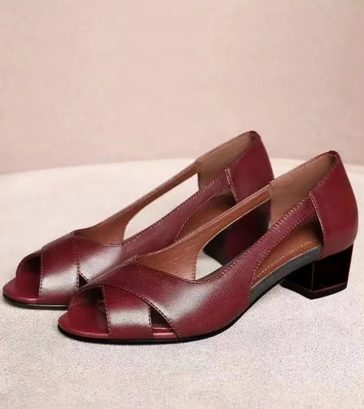 Noémie | Scarpini vintage con tacco basso comodi