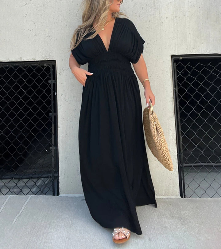 Madlen | Abito Fluido Elegante con Dettagli Raffinati