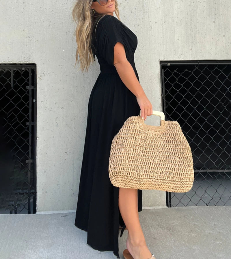 Madlen | Abito Fluido Elegante con Dettagli Raffinati