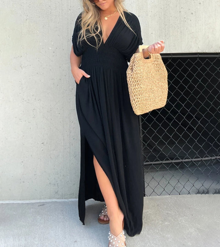 Madlen | Abito Fluido Elegante con Dettagli Raffinati