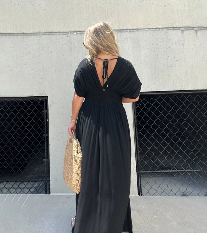 Madlen | Abito Fluido Elegante con Dettagli Raffinati