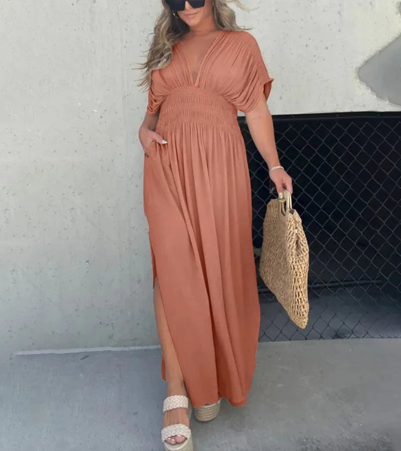 Madlen | Abito Fluido Elegante con Dettagli Raffinati