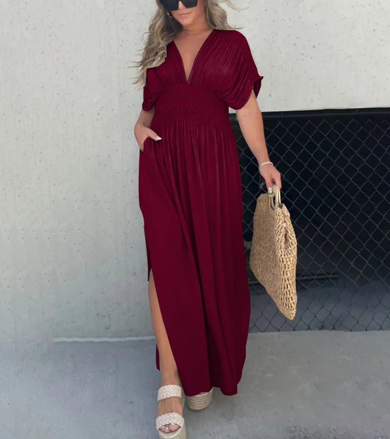 Madlen | Abito Fluido Elegante con Dettagli Raffinati