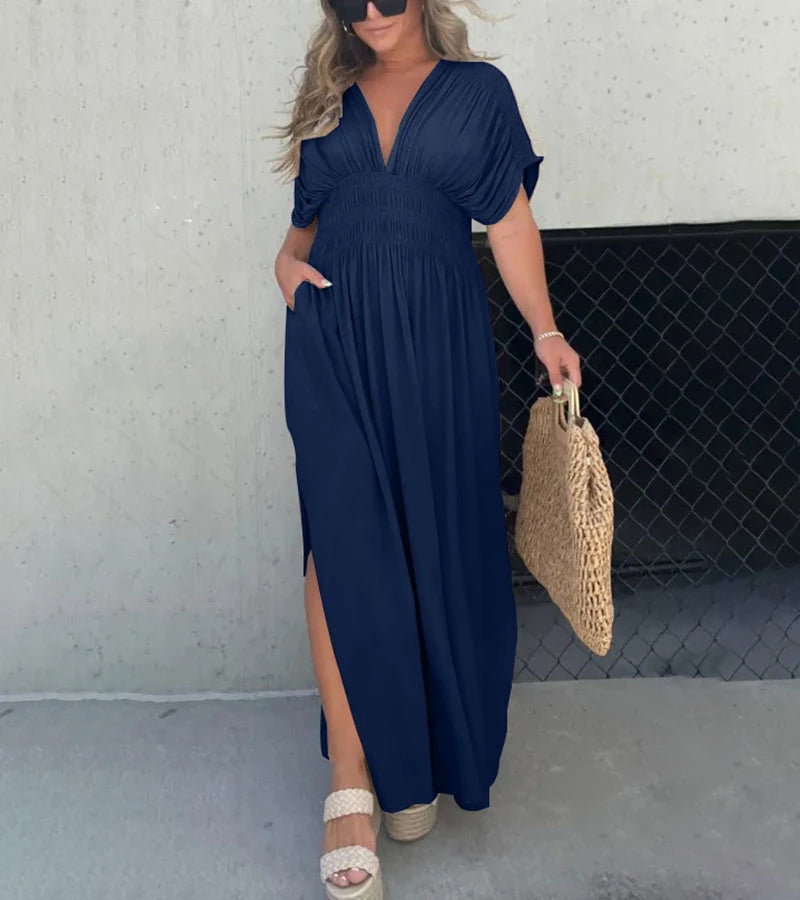 Madlen | Abito Fluido Elegante con Dettagli Raffinati